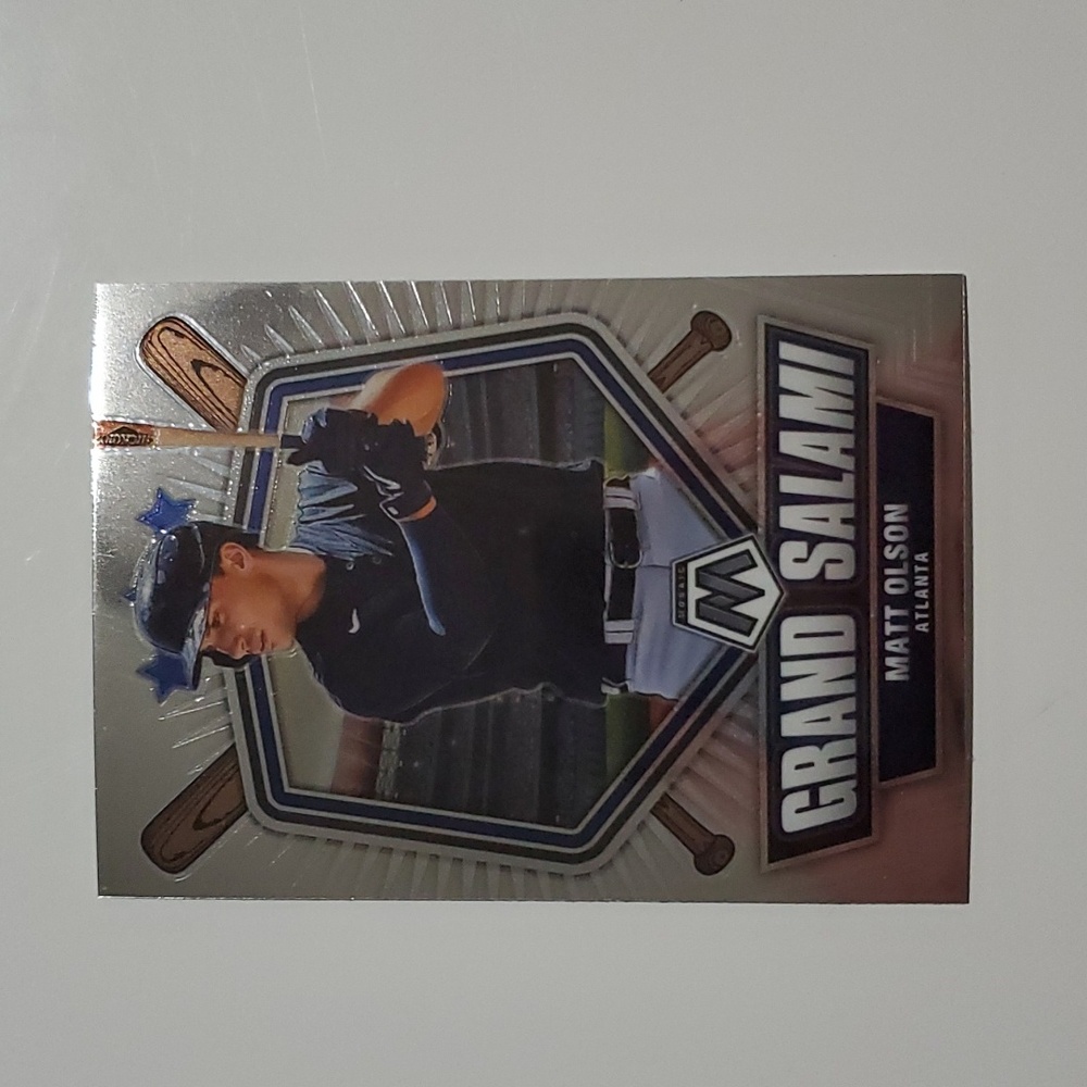 2022 Panini Mosaic Matt Olson Grand Salami #GS-6 - Atlanta Braves